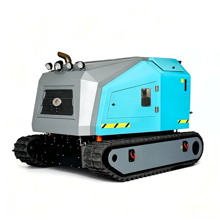 Lánctalpas vízelvezető robot